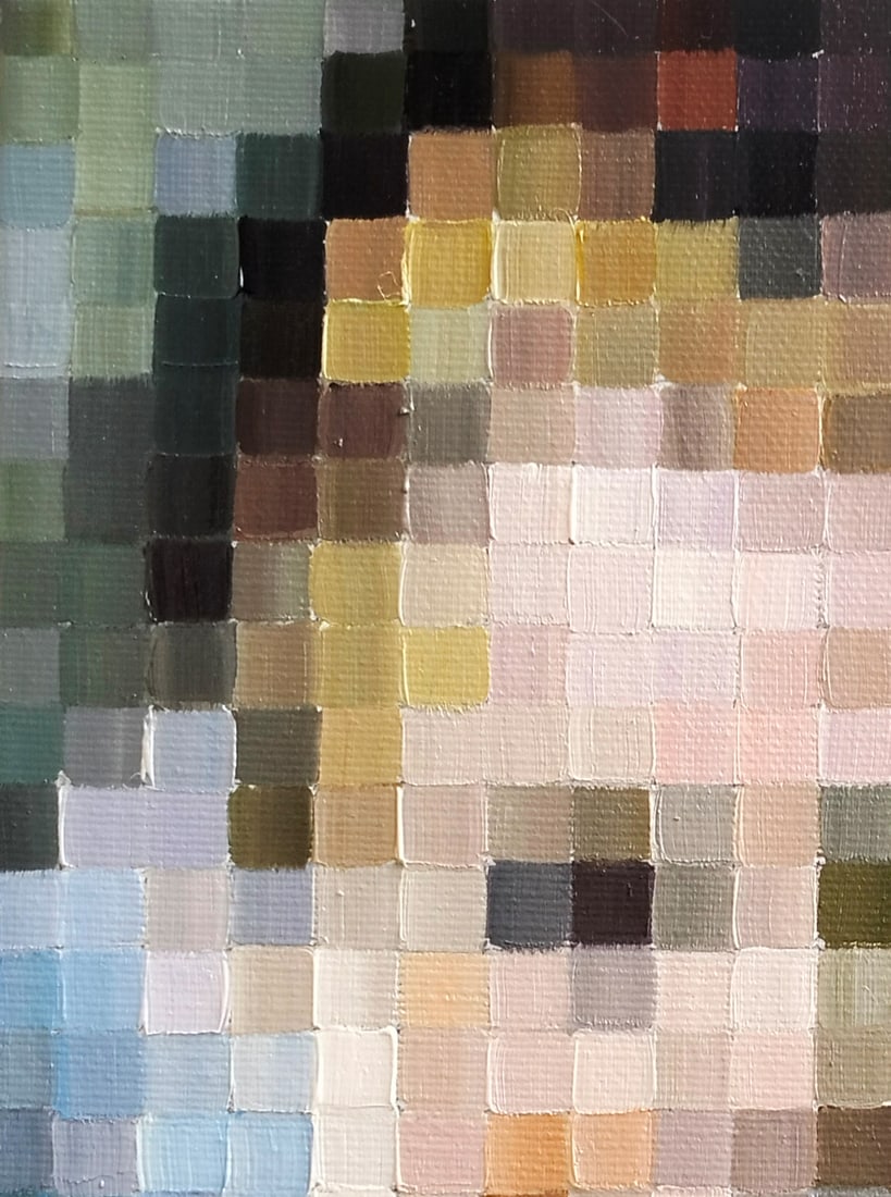 Oil painting Playing the classics. A child's image. Rubens a series of paintings Pixel M.Goreeva - 9