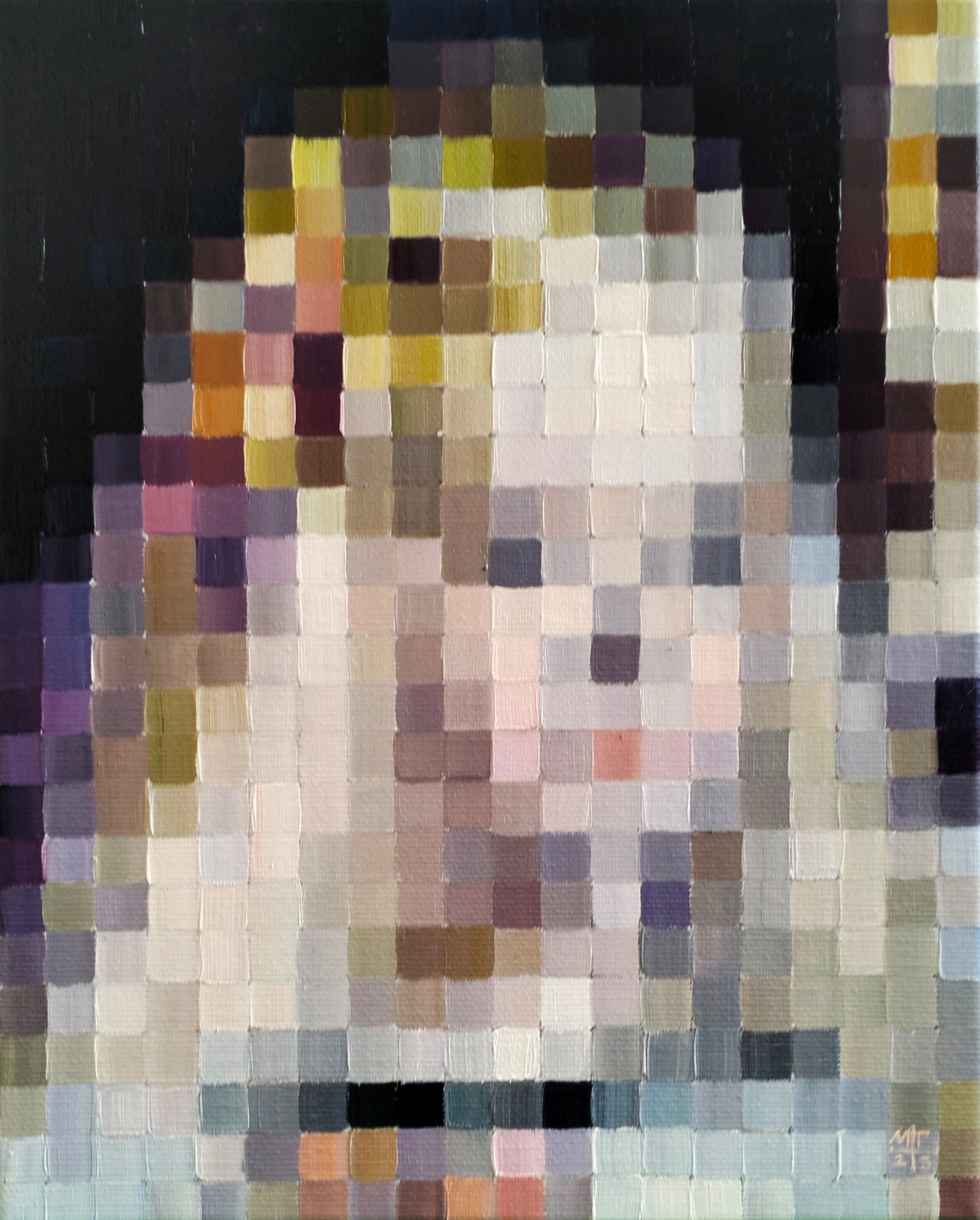 Oil painting Playing the classics. A child's image. Velazquez a series of paintings Pixel M.Goreeva (1 of 10)