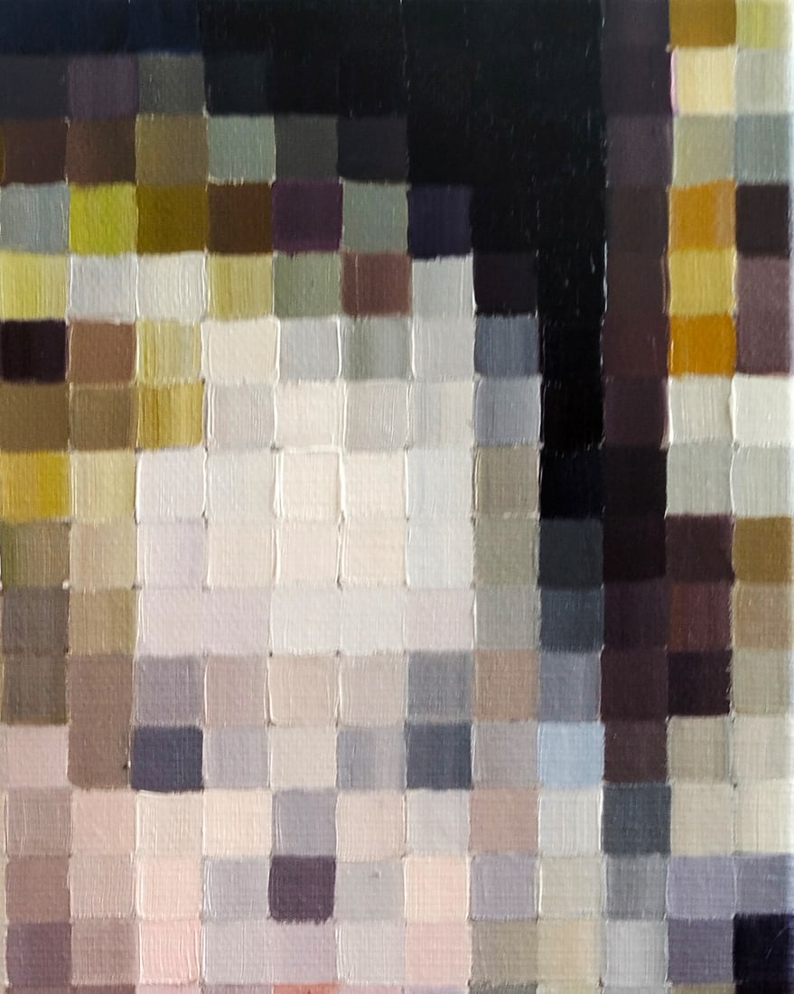 Oil painting Playing the classics. A child's image. Velazquez a series of paintings Pixel M.Goreeva - 2