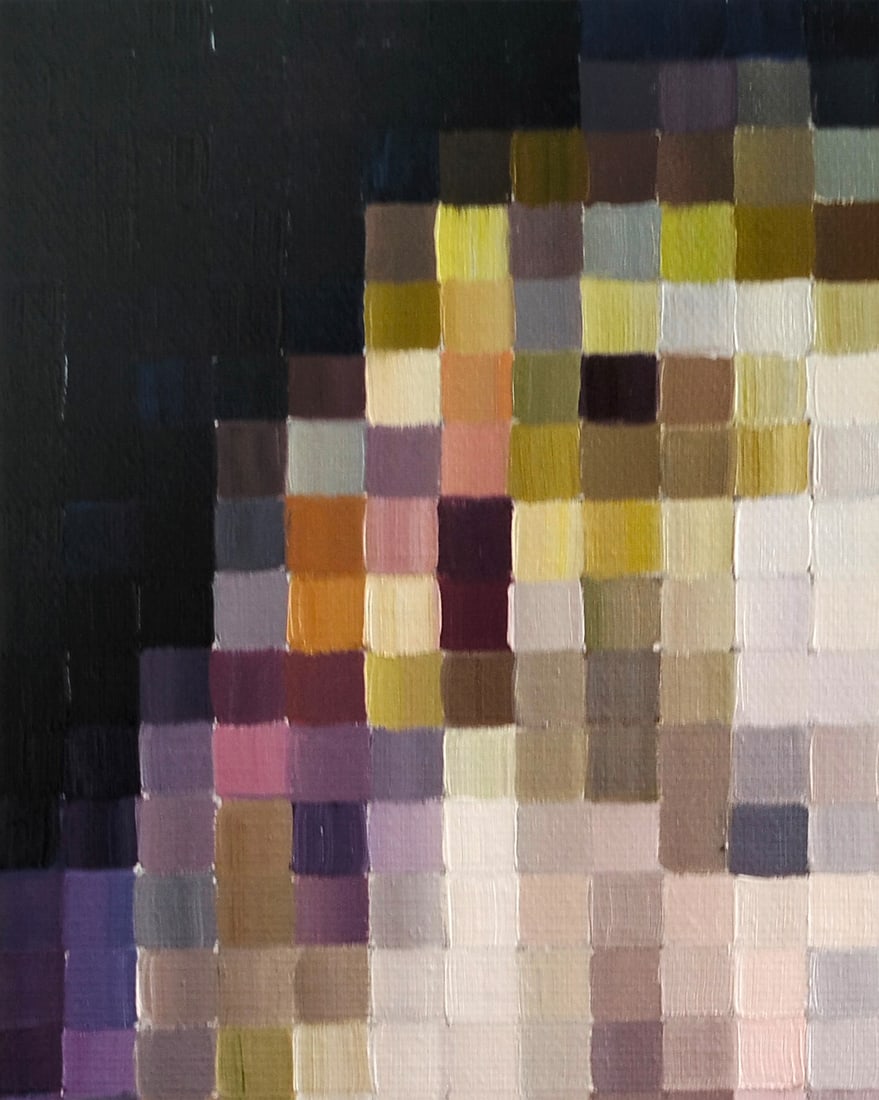 Oil painting Playing the classics. A child's image. Velazquez a series of paintings Pixel M.Goreeva - 9