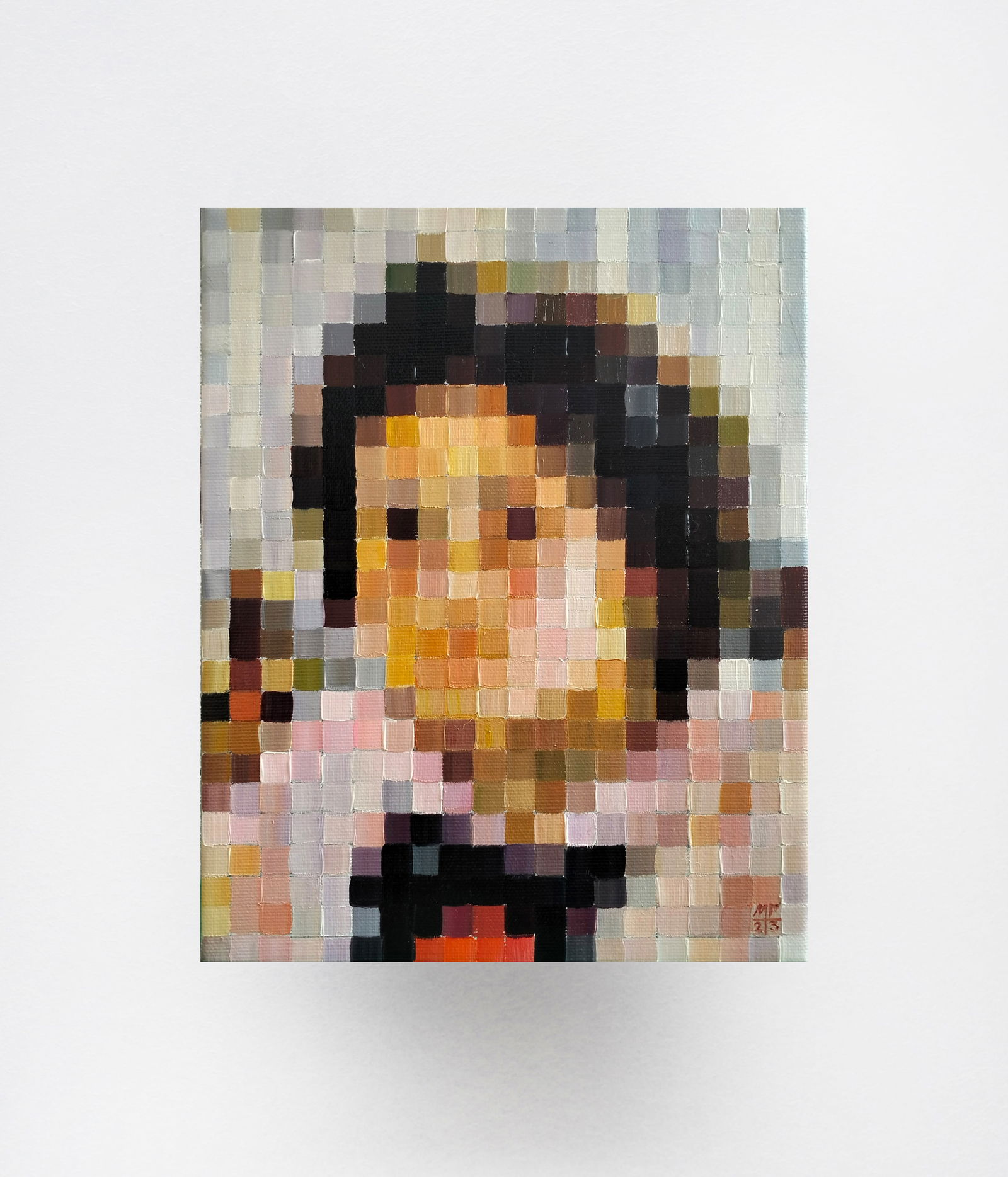 Oil painting Playing the classics. The image of a child. Serov a series of paintings Pixel M.Goreeva - 10