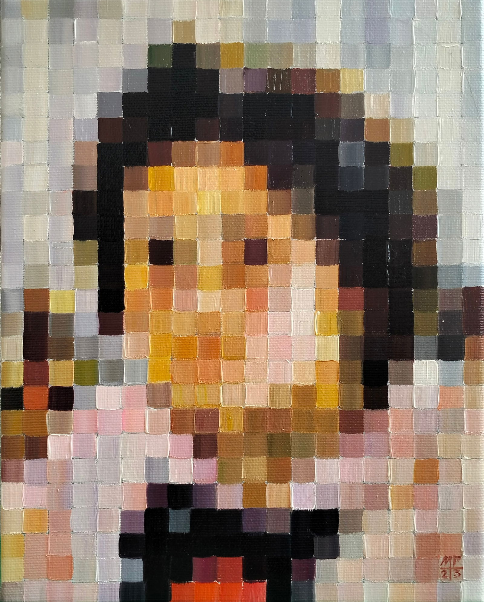 Oil painting Playing the classics. The image of a child. Serov a series of paintings Pixel M.Goreeva (1 of 10)