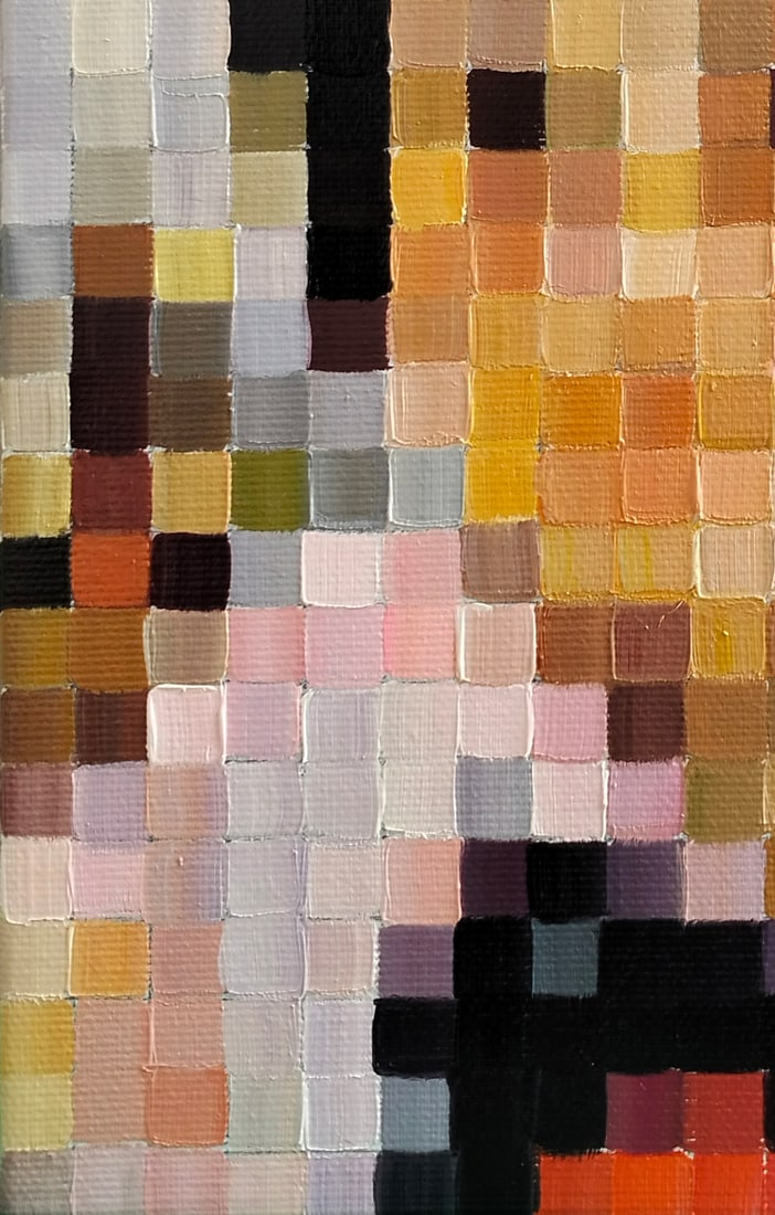 Oil painting Playing the classics. The image of a child. Serov a series of paintings Pixel M.Goreeva - 3