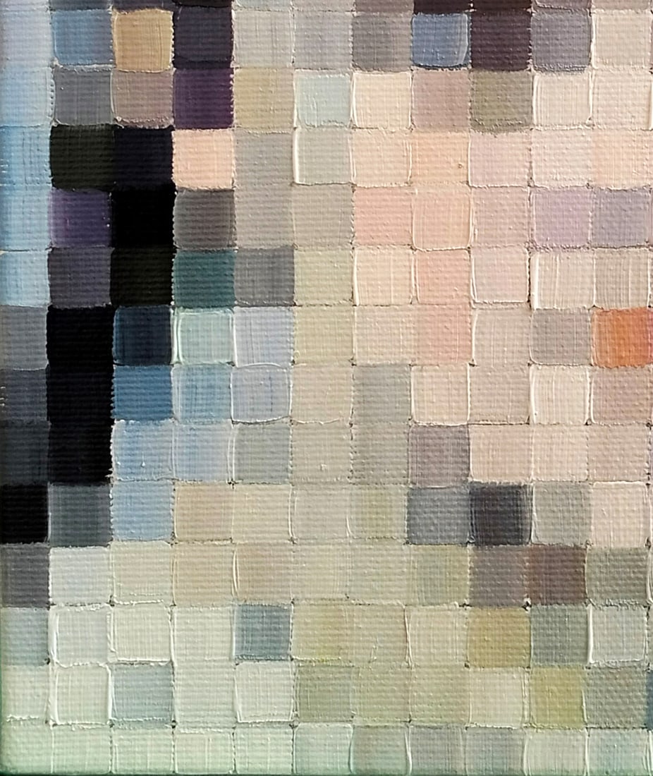 Oil painting Playing the classics. The image of a child. Feshin a series of paintings Pixel - 3