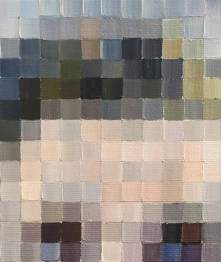 Oil painting Playing the classics. The image of a child. Feshin a series of paintings Pixel - 5