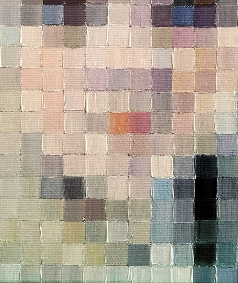 Oil painting Playing the classics. The image of a child. Feshin a series of paintings Pixel - 6