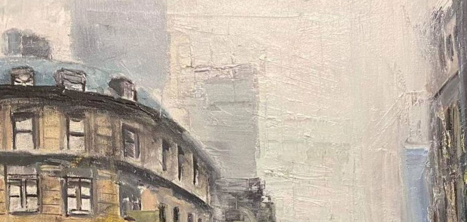 Oil painting Evening London street Igor Kutsenko - 5