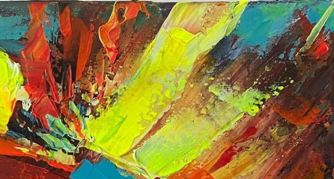 Acrylic painting Colors of old life Igor Kutsenko - 2