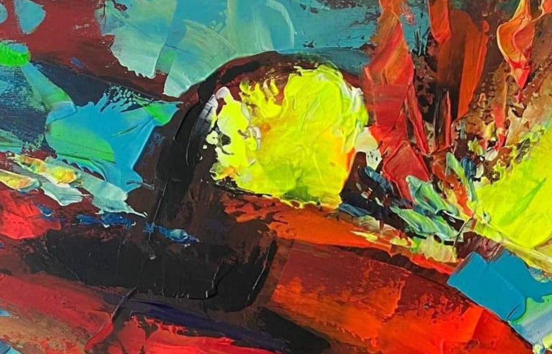 Acrylic painting Colors of old life Igor Kutsenko - 5