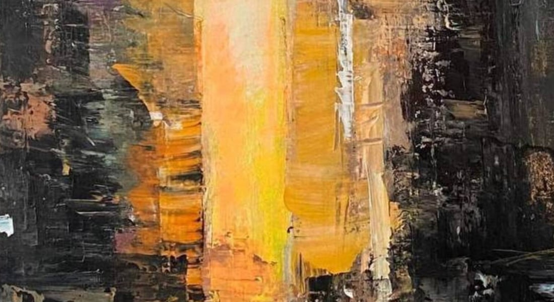 Acrylic painting The first rays of sun after the rain Igor Kutsenko - 2