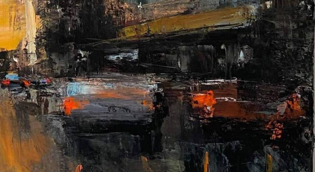 Acrylic painting The first rays of sun after the rain Igor Kutsenko - 3