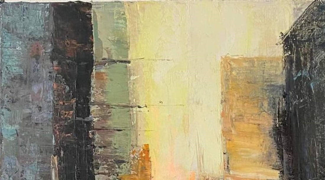 Acrylic painting The first rays of sun after the rain Igor Kutsenko - 5