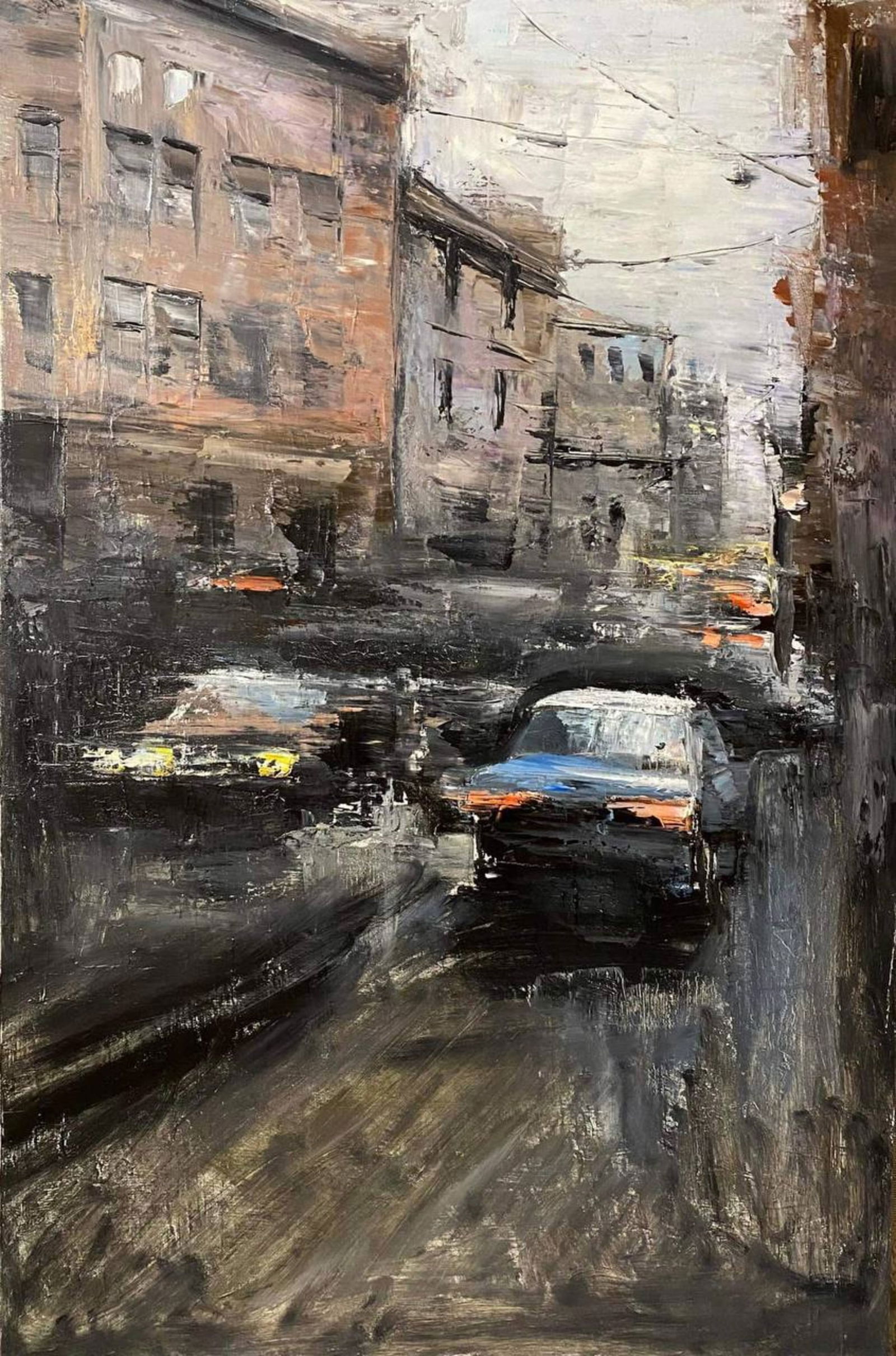 Oil painting Morning street in Kharkov Igor Kutsenko (1 of 5)