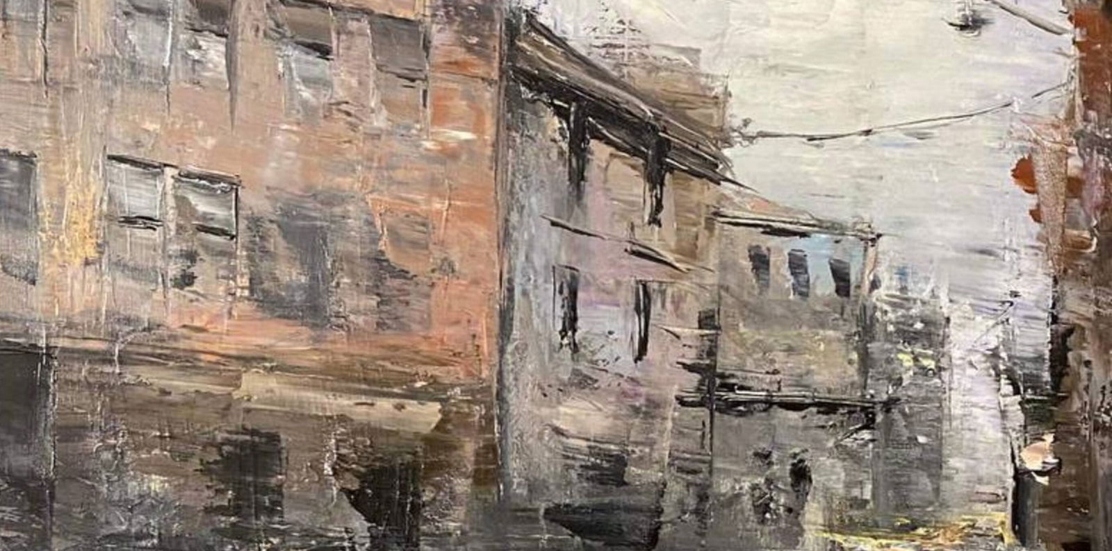 Oil painting Morning street in Kharkov Igor Kutsenko - 2