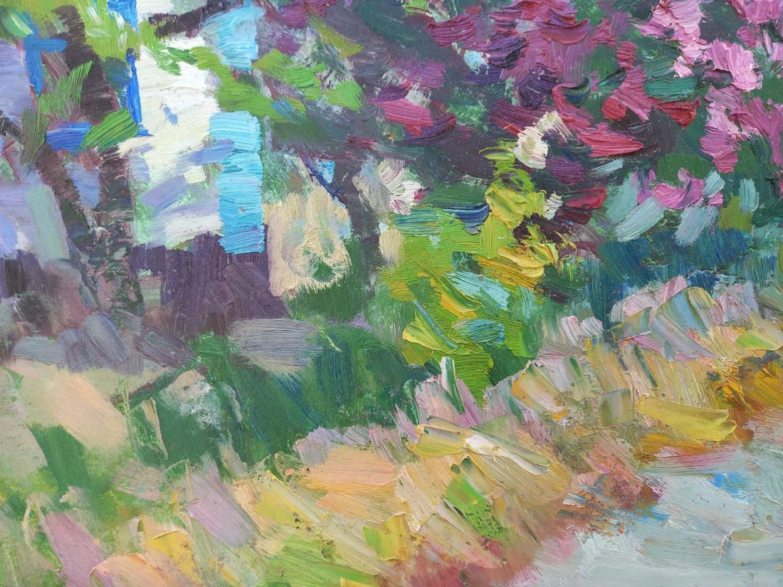 Oil painting blooming lilac Alex Ditriev - 5