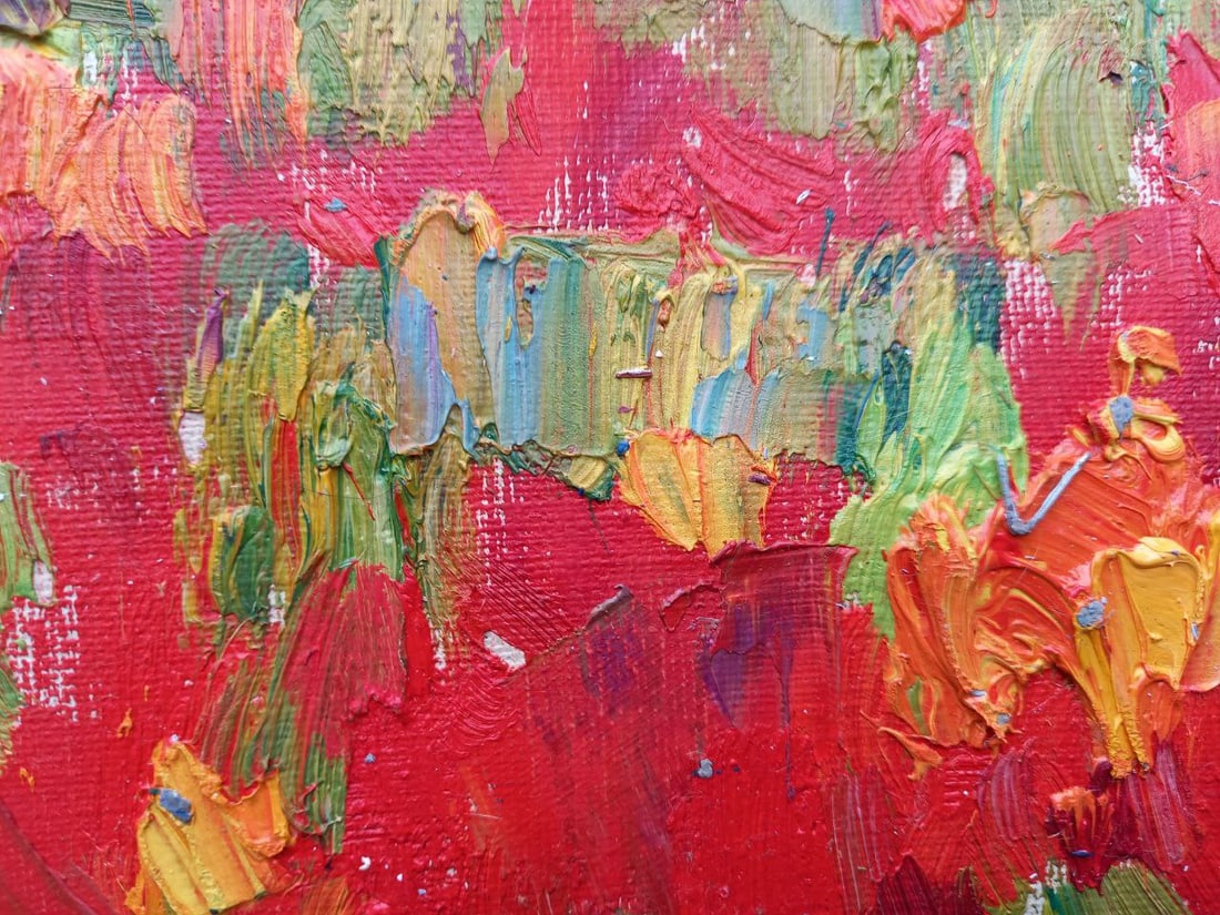 Oil painting Southern tulips Alex Ditriev - 2