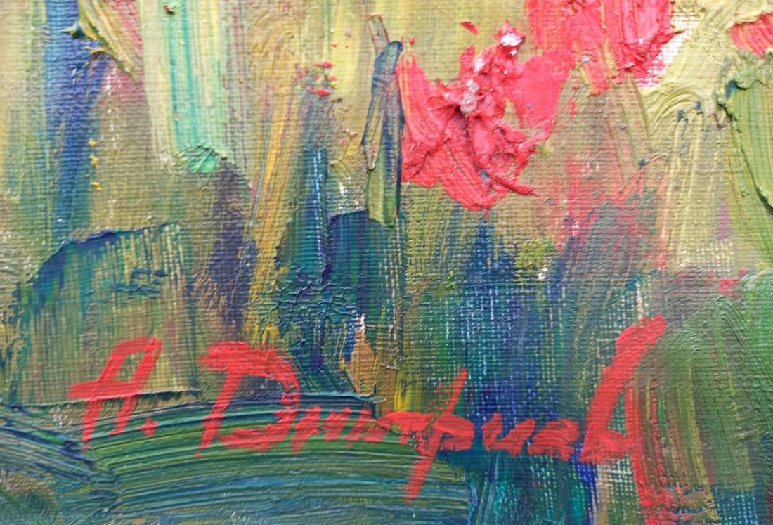 Oil painting Southern tulips Alex Ditriev - 5