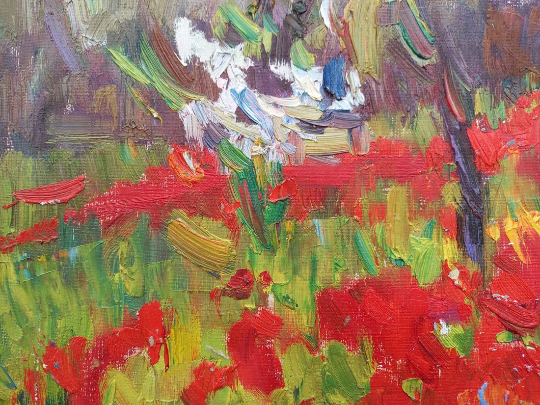 Oil painting Southern tulips Alex Ditriev - 6