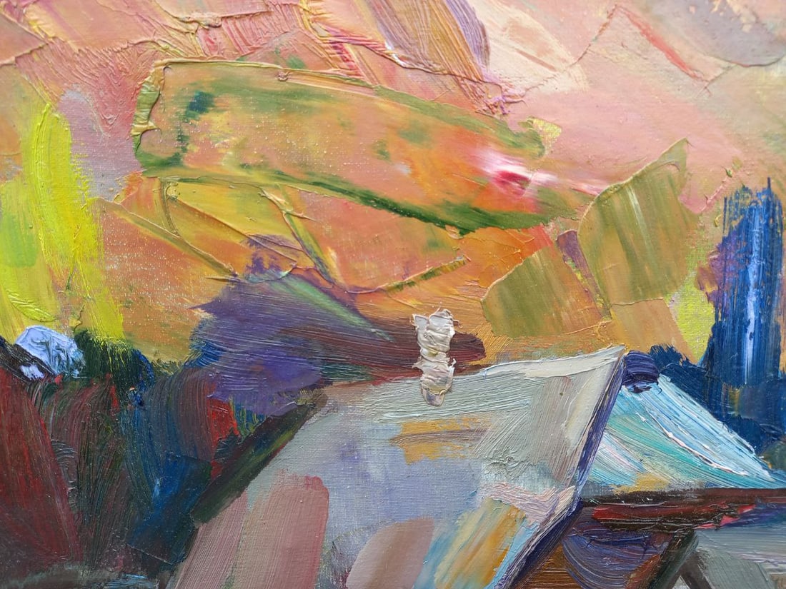 Oil painting At dawn Alex Ditriev - 2