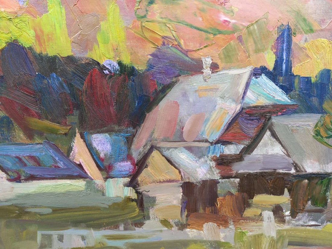 Oil painting At dawn Alex Ditriev - 3