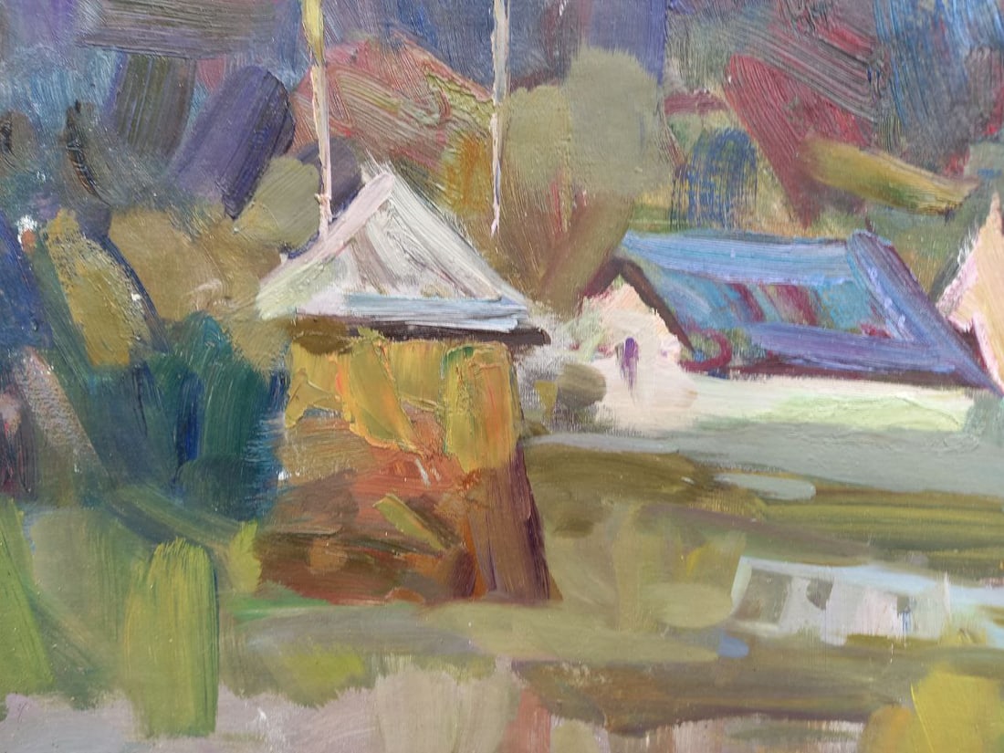 Oil painting At dawn Alex Ditriev - 4