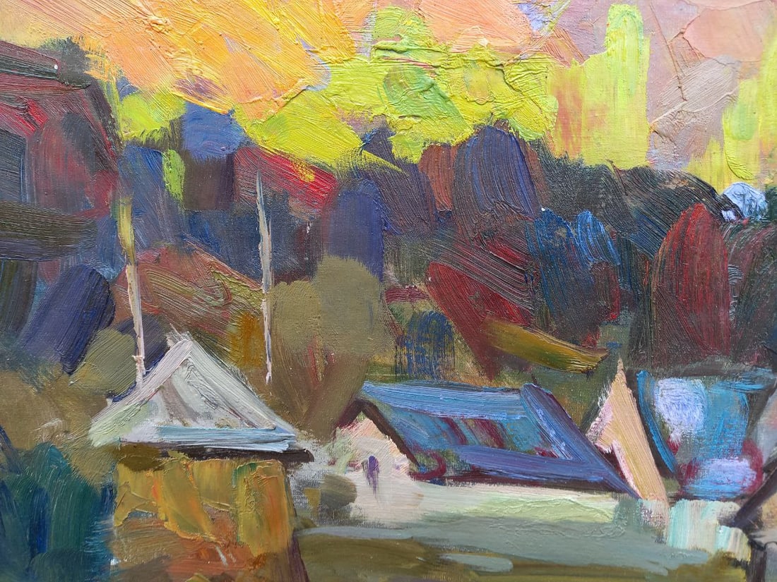 Oil painting At dawn Alex Ditriev - 5