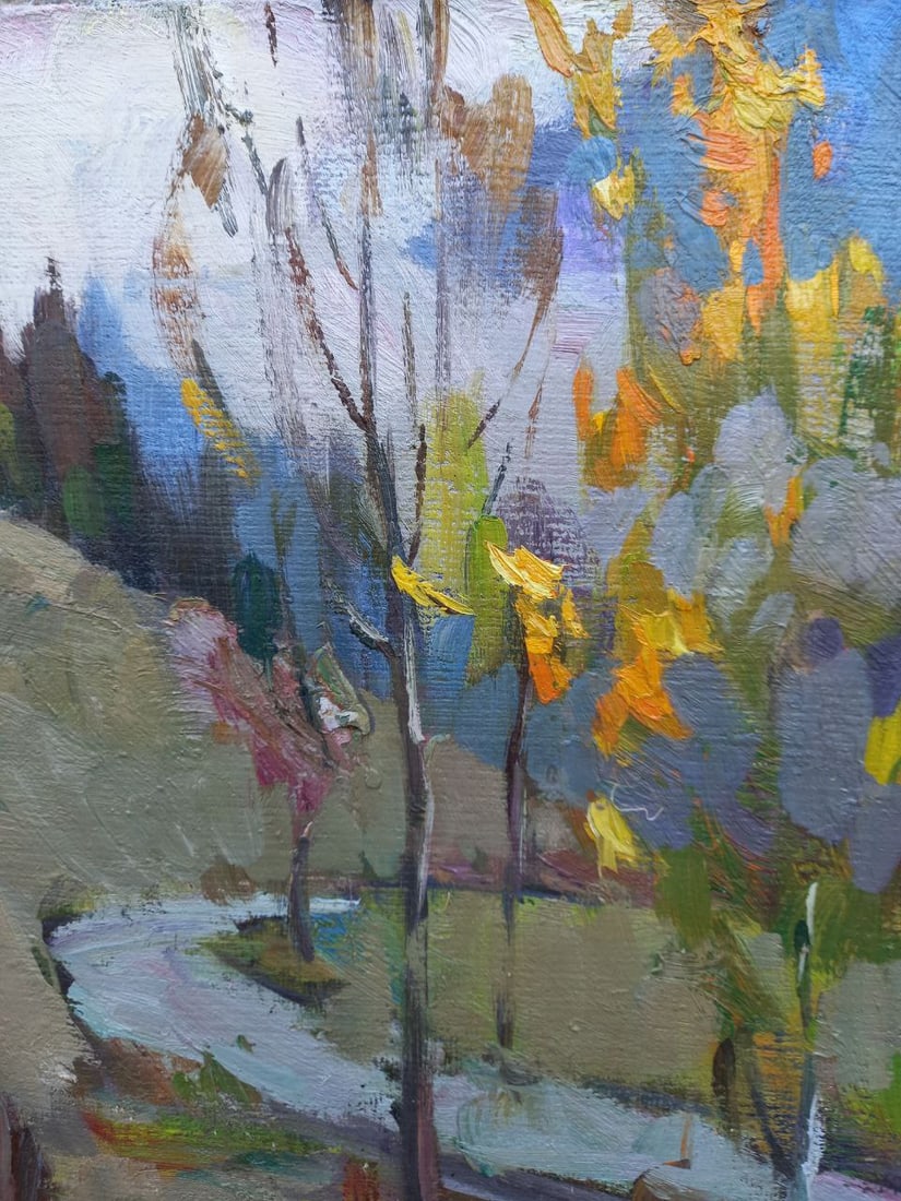 Oil painting On the slope Alex Ditriev - 3