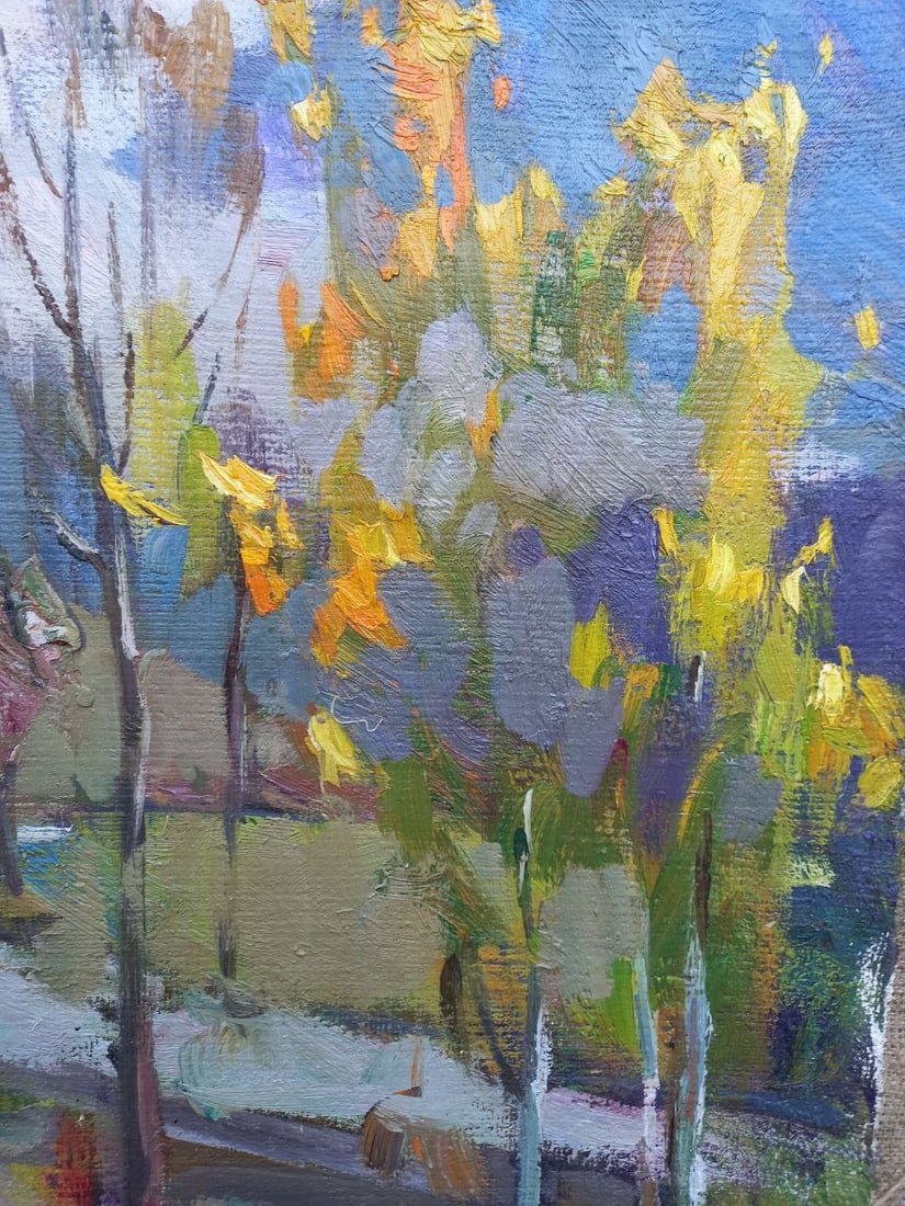 Oil painting On the slope Alex Ditriev - 4