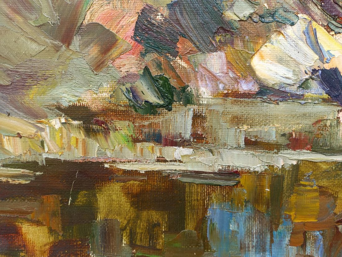 Oil painting Games of the Sun Alex Ditriev - 5