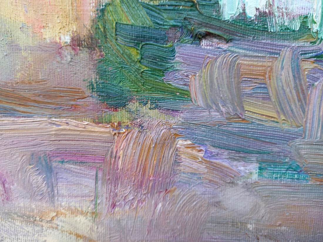 Oil painting Evening motive Alex Ditriev - 3