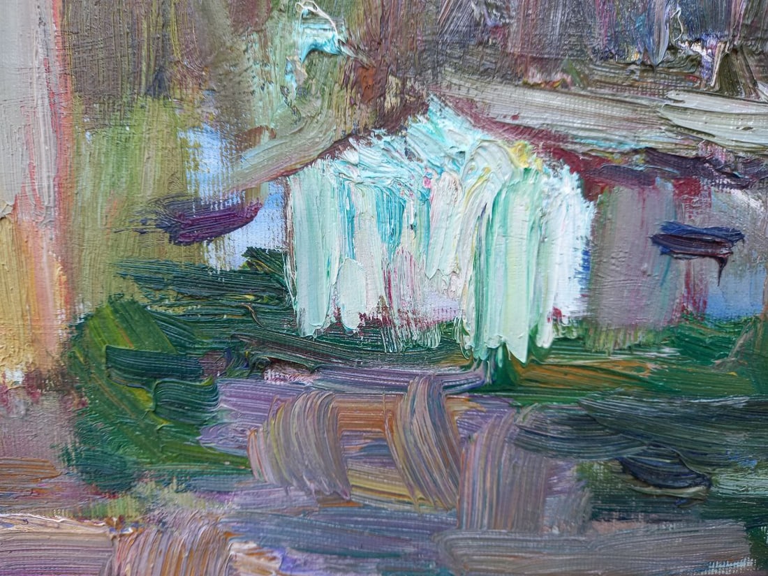 Oil painting Evening motive Alex Ditriev - 8