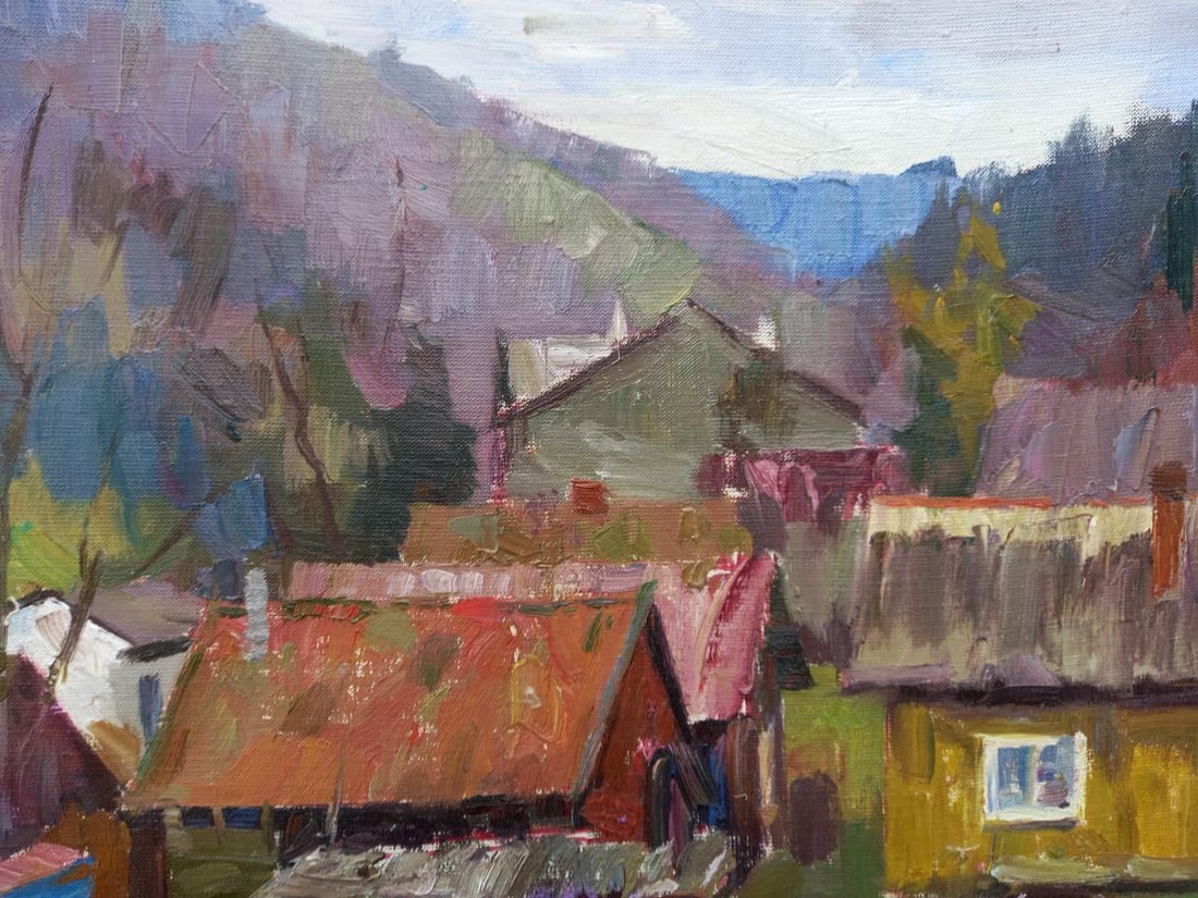 Oil painting Kostilivka Alex Ditriev - 4