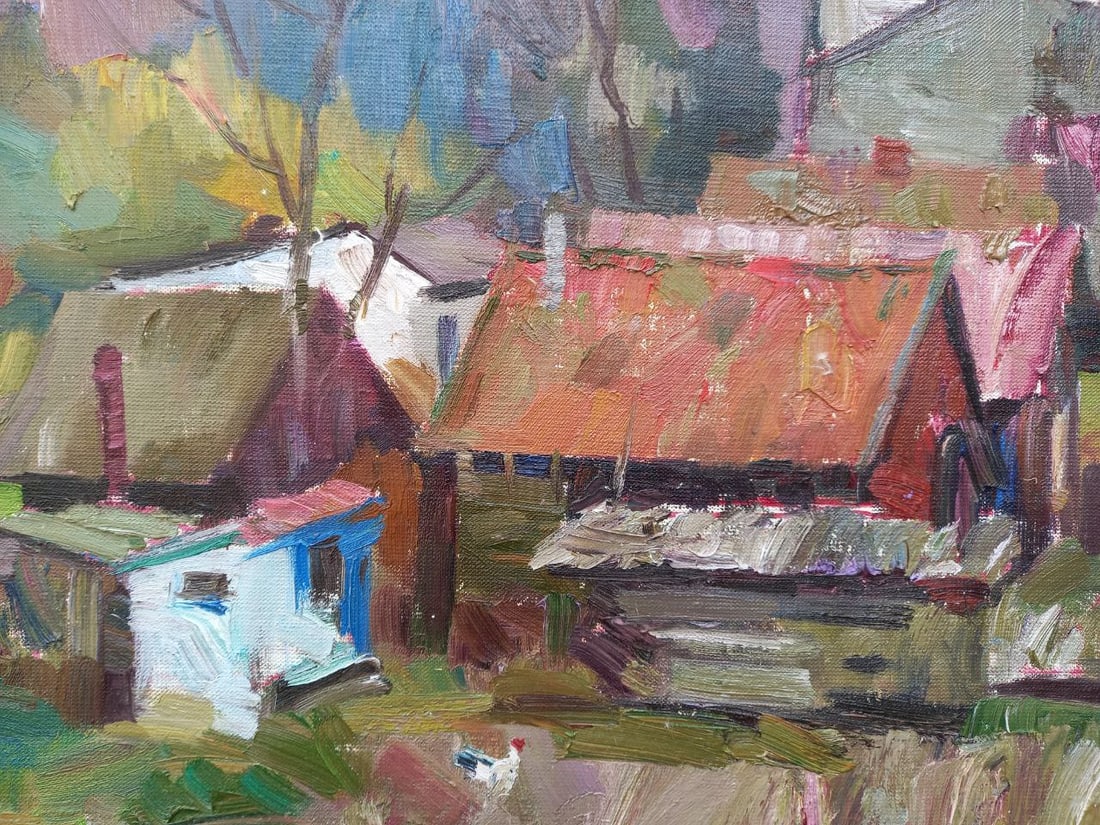 Oil painting Kostilivka Alex Ditriev - 7