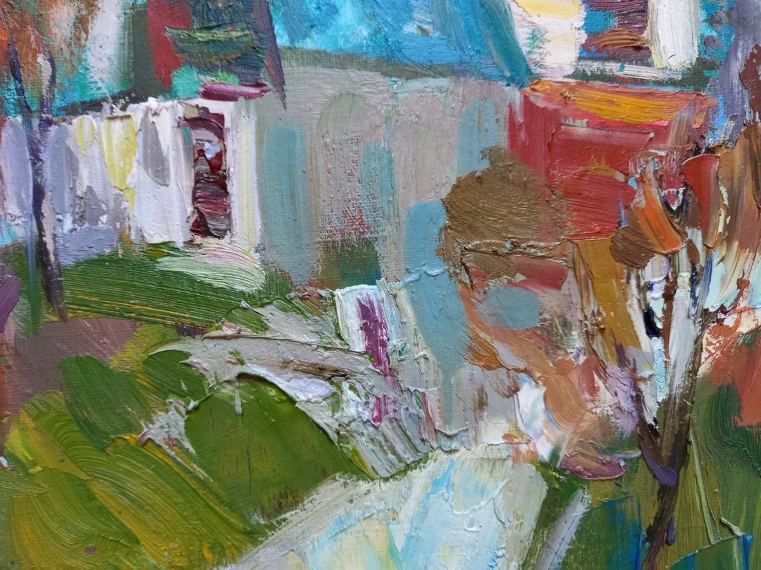 Oil painting In the mountains Alex Ditriev - 5