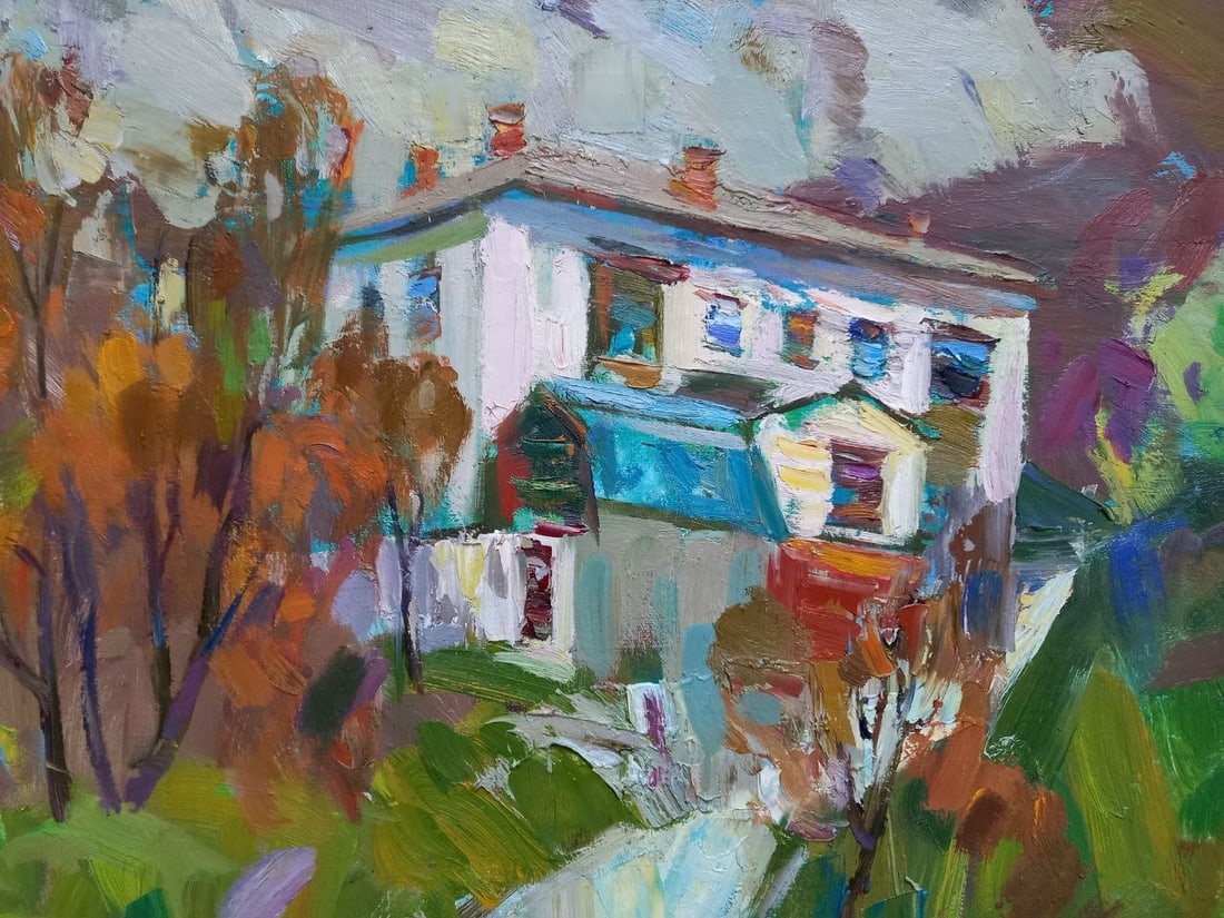 Oil painting In the mountains Alex Ditriev - 6