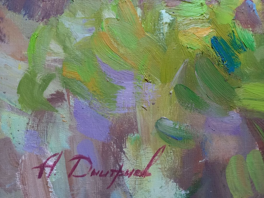 Oil painting In the mountains Alex Ditriev - 7