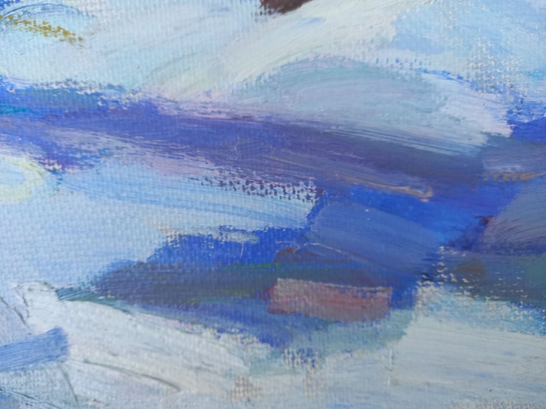 Oil painting Sunny in the Carpathians Alex Ditriev - 4