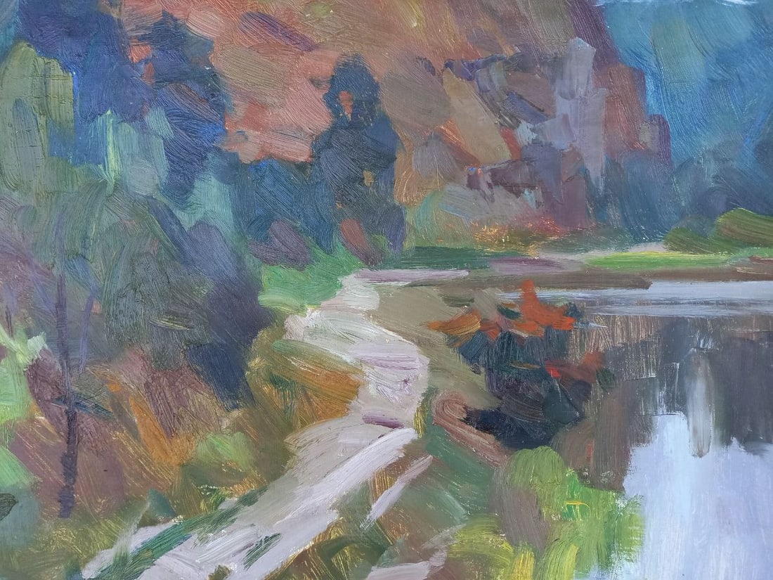 Oil painting Epochal places Alex Ditriev - 2