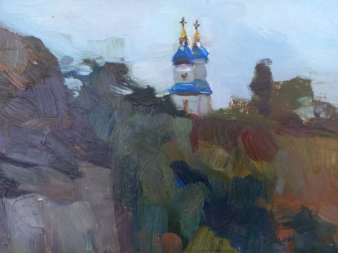 Oil painting Epochal places Alex Ditriev - 3