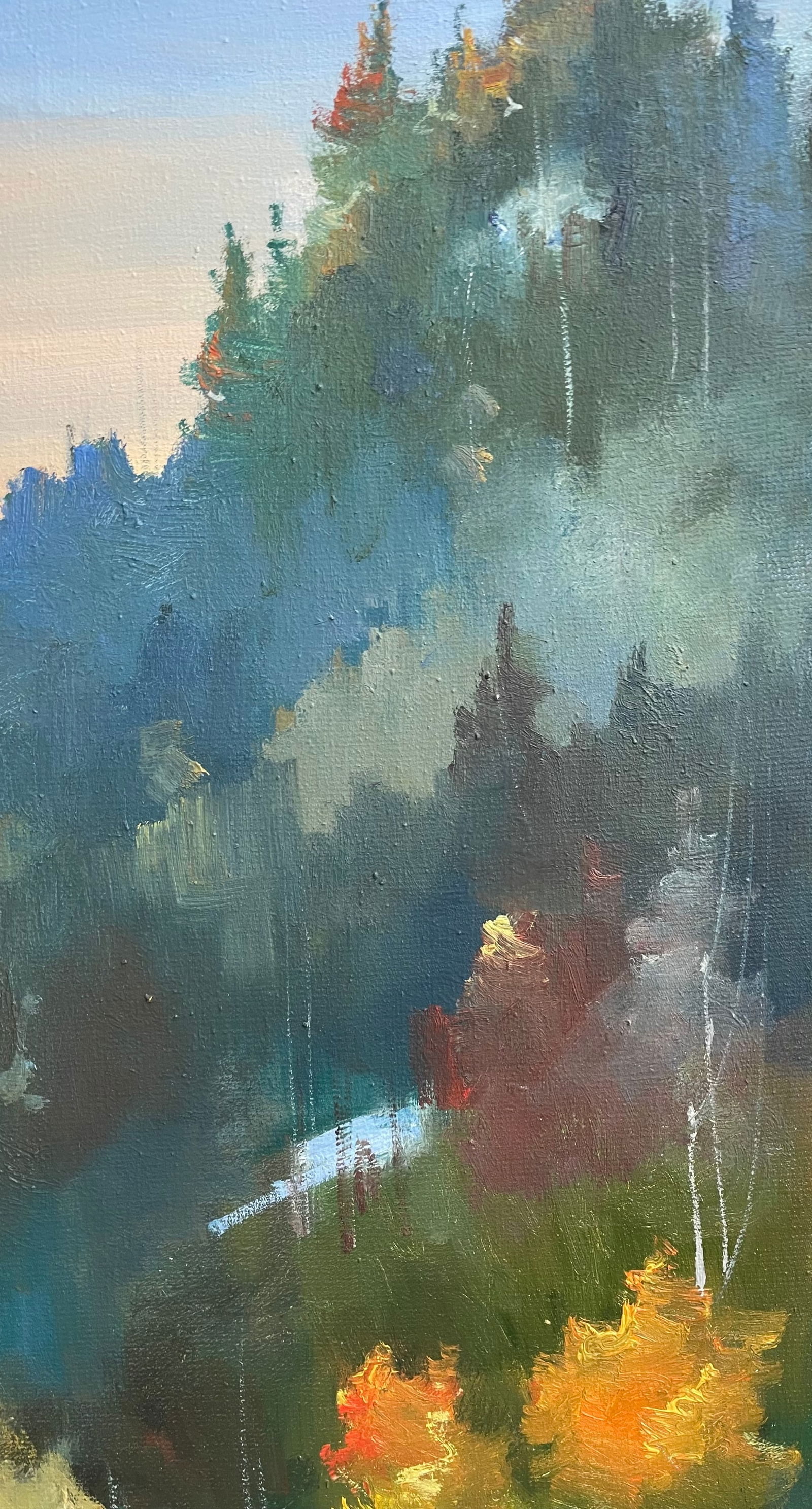 Oil painting Lonely mountain Ivan Romanyuk - 4