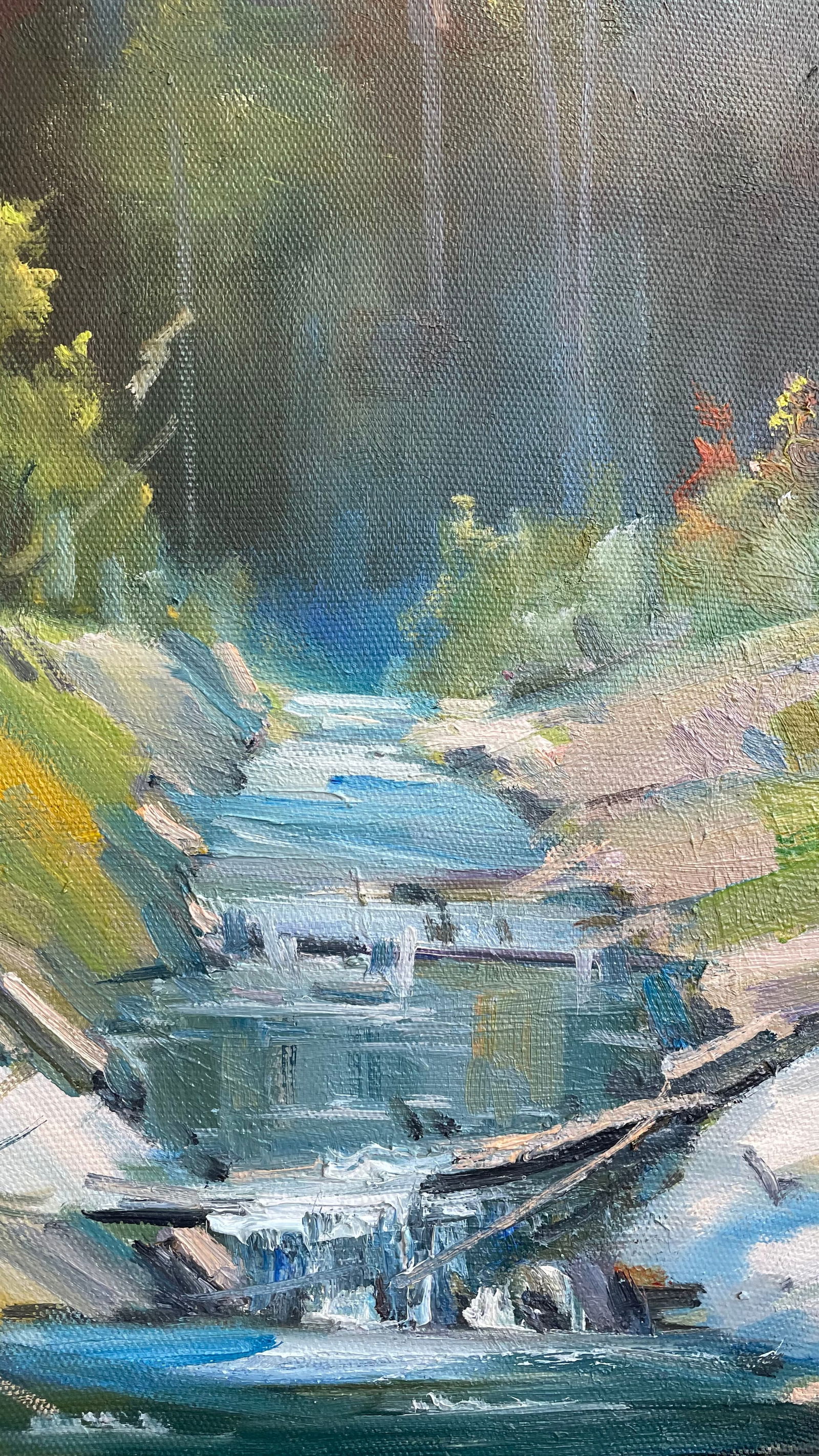 Oil painting Stream Ivan Romanyuk - 3