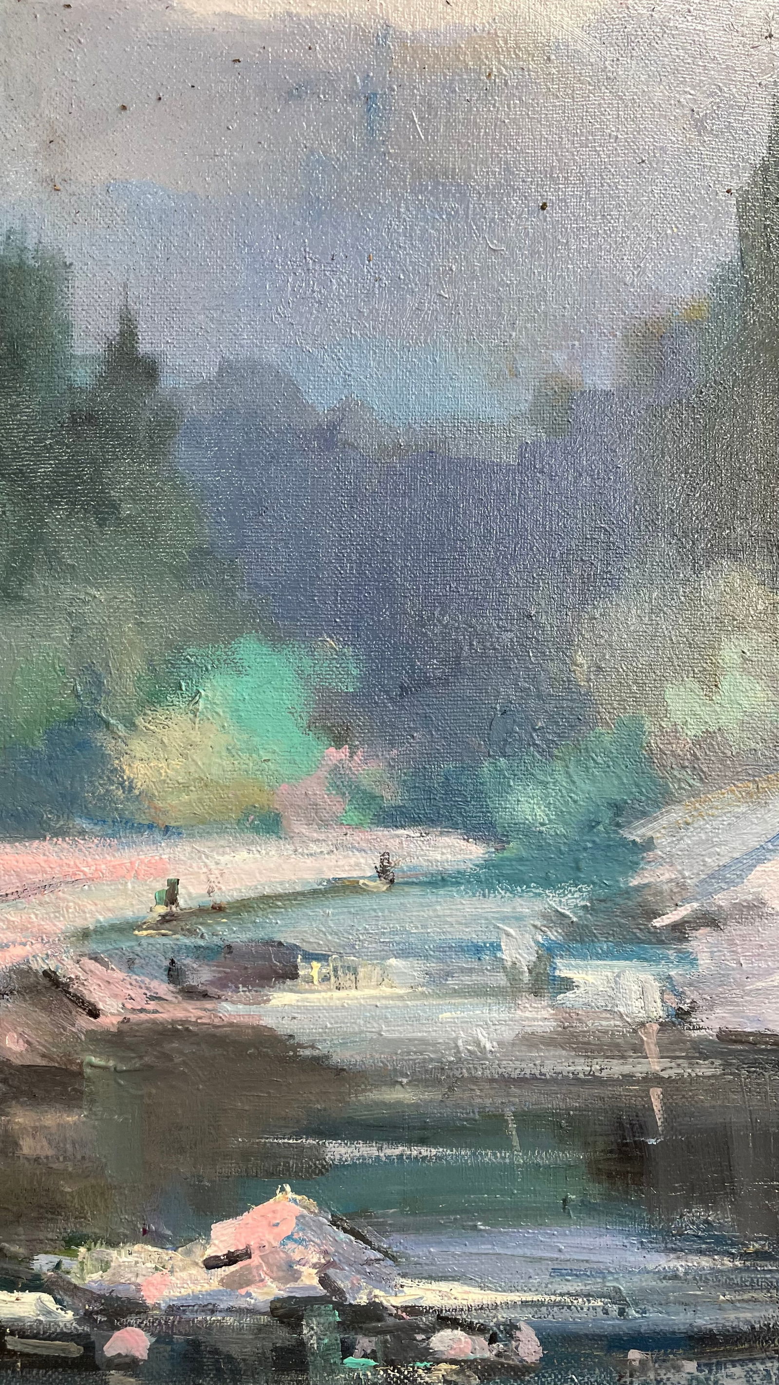 Oil painting Winter Ivan Romanyuk - 4