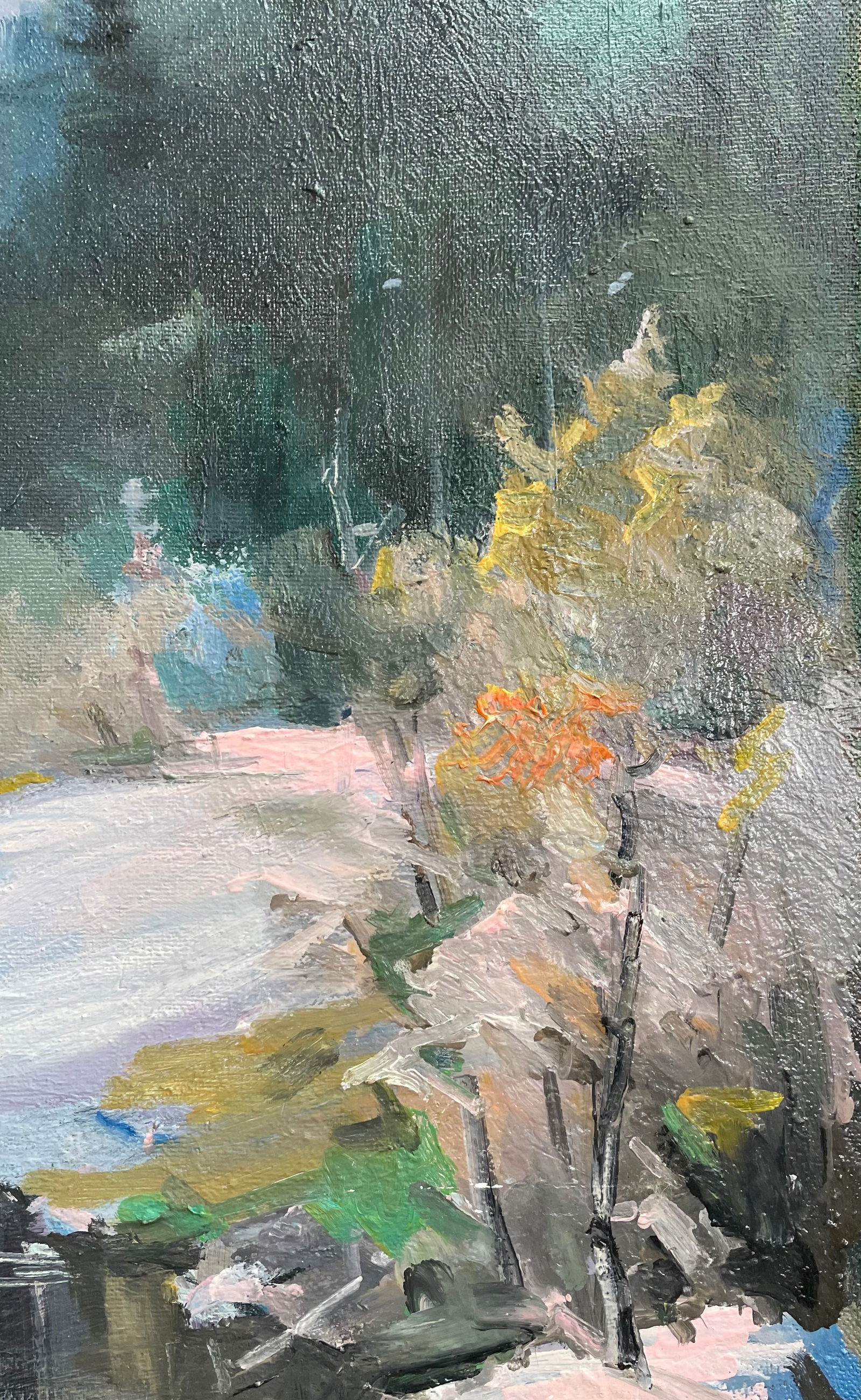 Oil painting Winter Ivan Romanyuk - 5