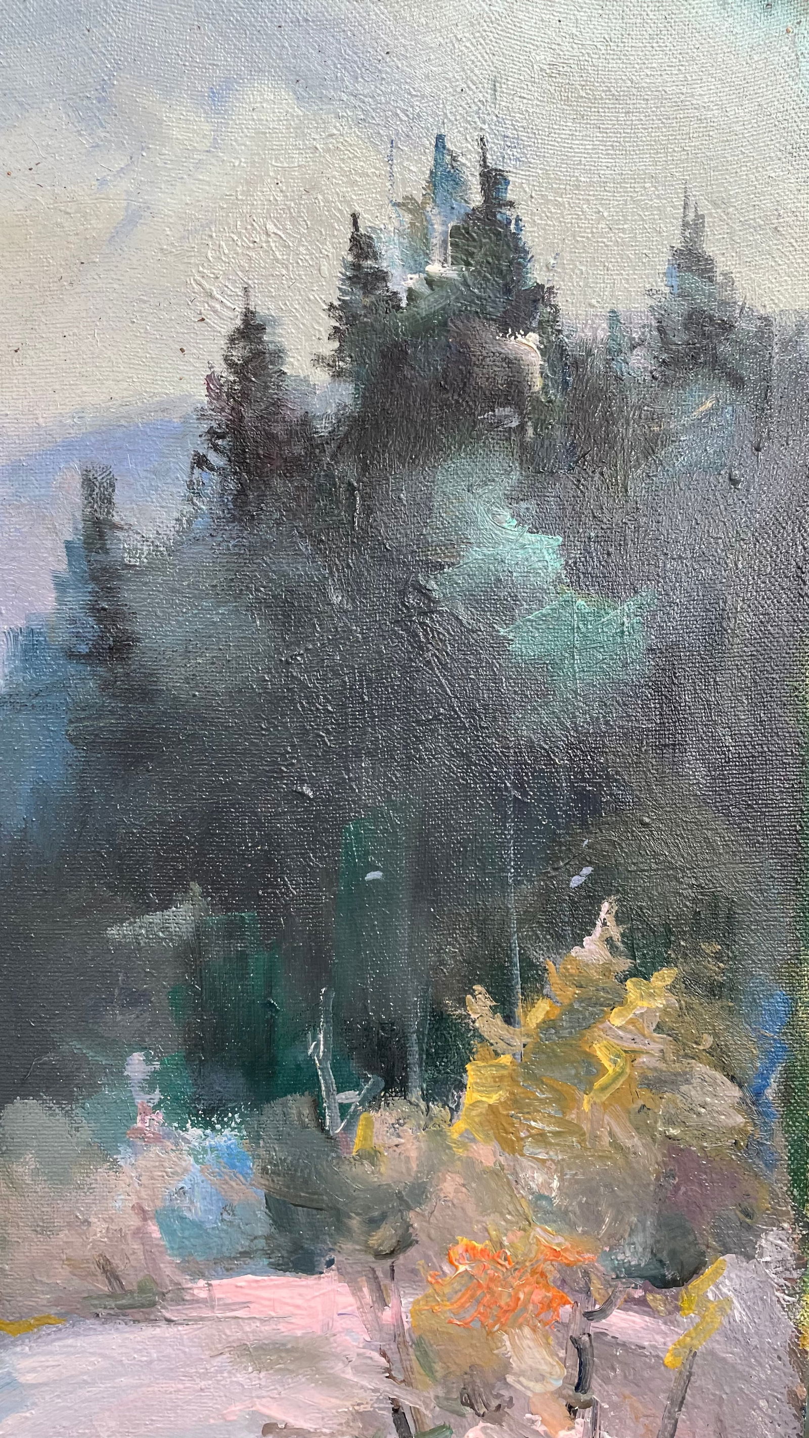 Oil painting Winter Ivan Romanyuk - 6