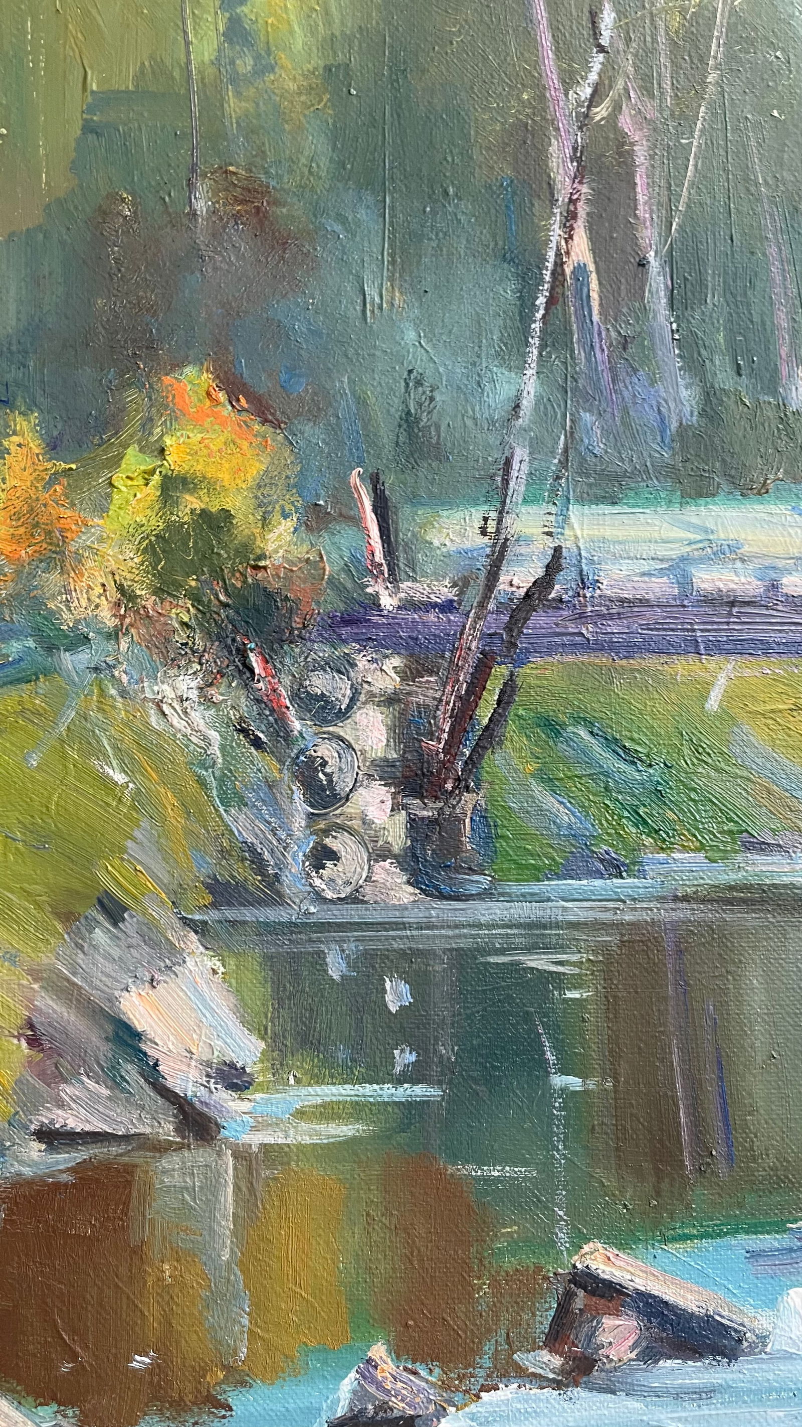 Oil painting Bridge Ivan Romanyuk - 7