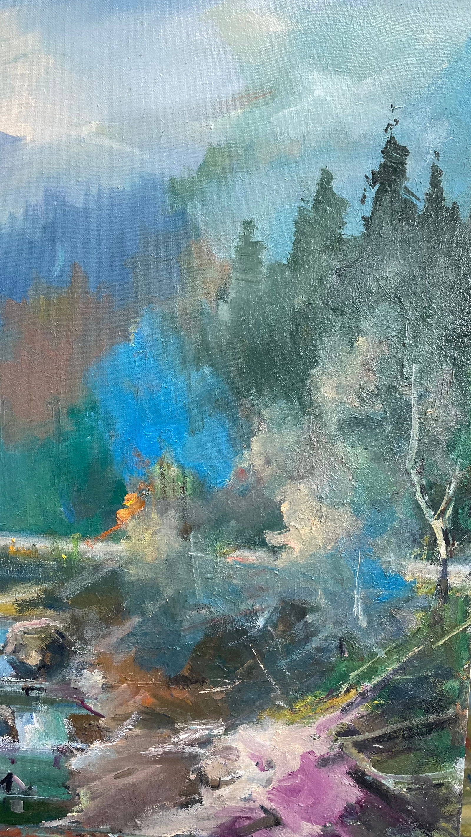 Oil painting Firts cold Ivan Romanyuk - 4