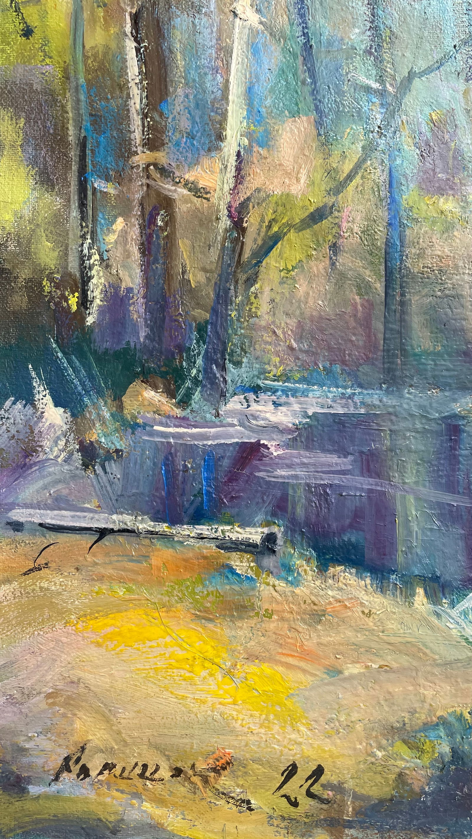 Oil painting Orange trees Ivan Romanyuk - 2