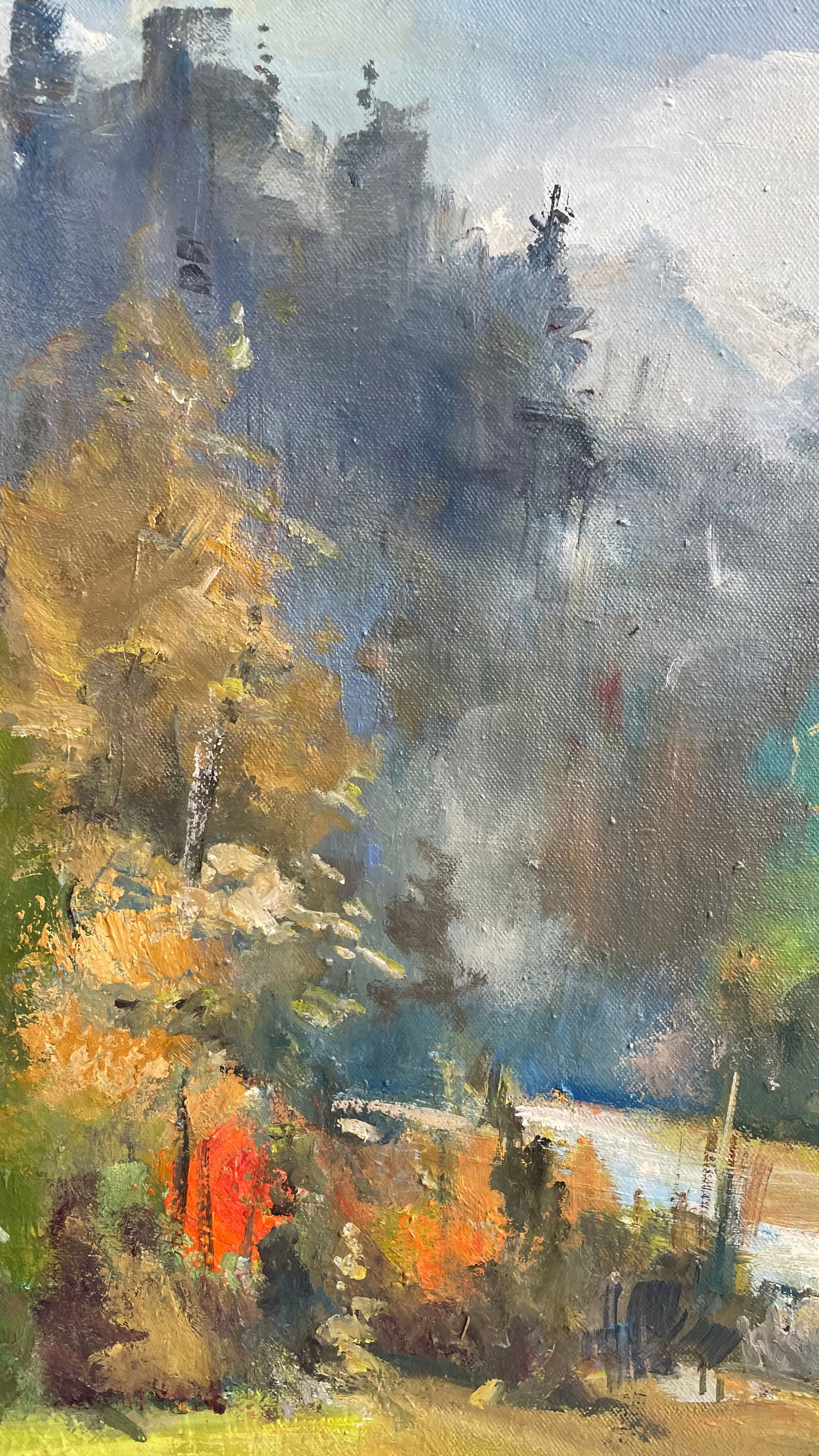 Oil painting Middle of autumn Ivan Romanyuk - 2