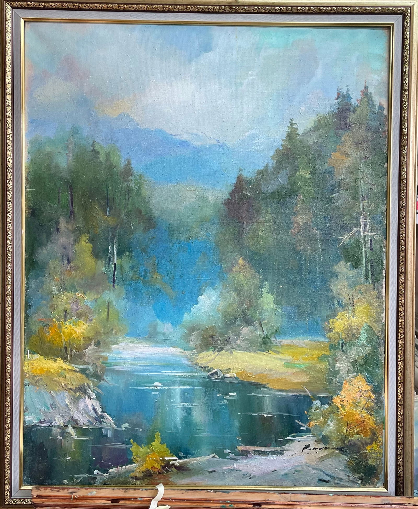 Oil painting Autumn coming Ivan Romanyuk - 2