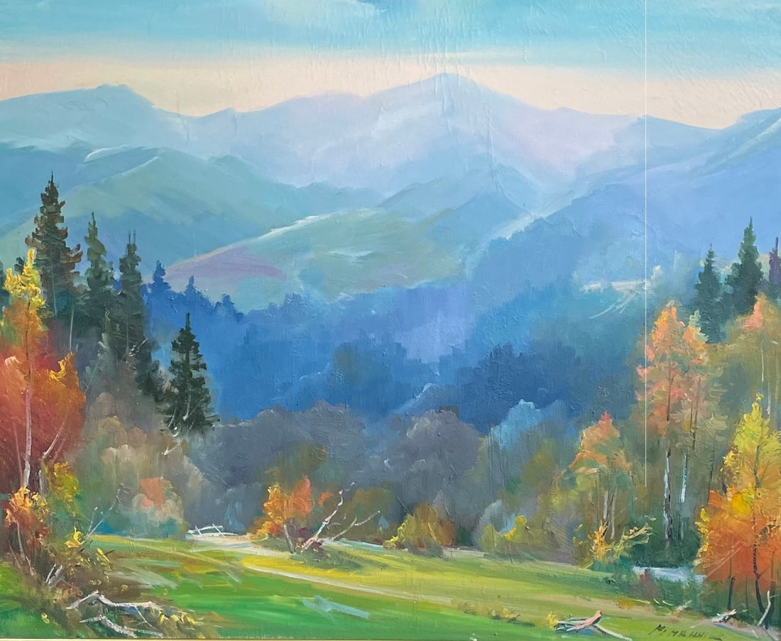 Oil painting Mountains Ivan Romanyuk (1 of 8)